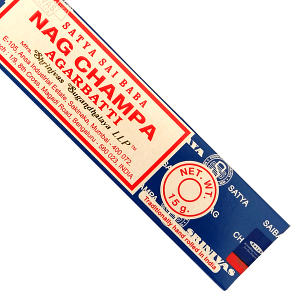 Incienso SATYA Nag Champa (15 gramos)