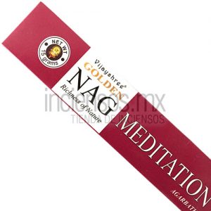 Incienso Vijayshree GOLDEN Meditation (15 gramos)