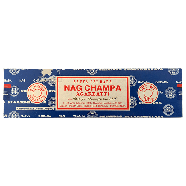 Incienso Satya Sai Baba Nag Champa (Agarbatti) [15 gramos]