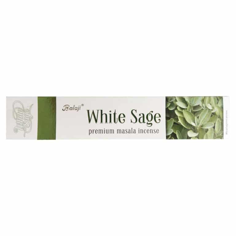 Incienso Balaji Salvia Blanca (15 gramos)