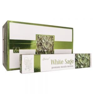 Incienso Balaji Salvia Blanca (180 gramos)