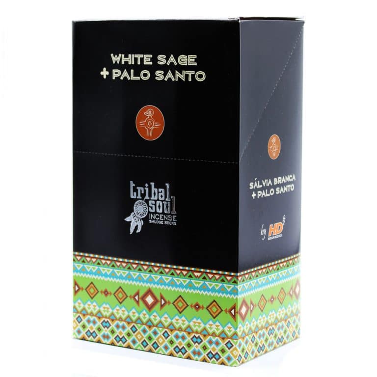 Incienso Tribal Soul Salvia Blanca + Palo Santo (180 gramos)