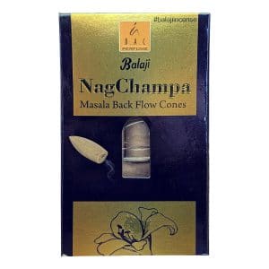 Incienso Balaji Nag Champa (10 conos de reflujo)