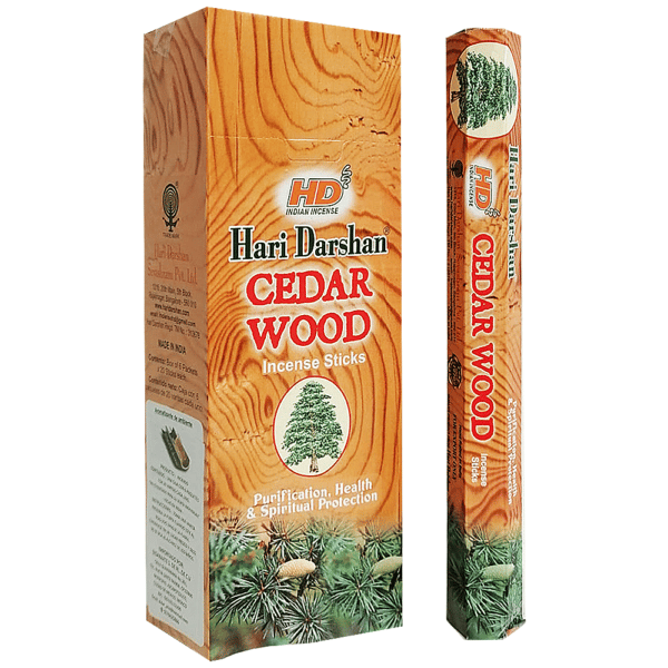 Incienso Hari Darshan Madera de Cedro (120 varitas)